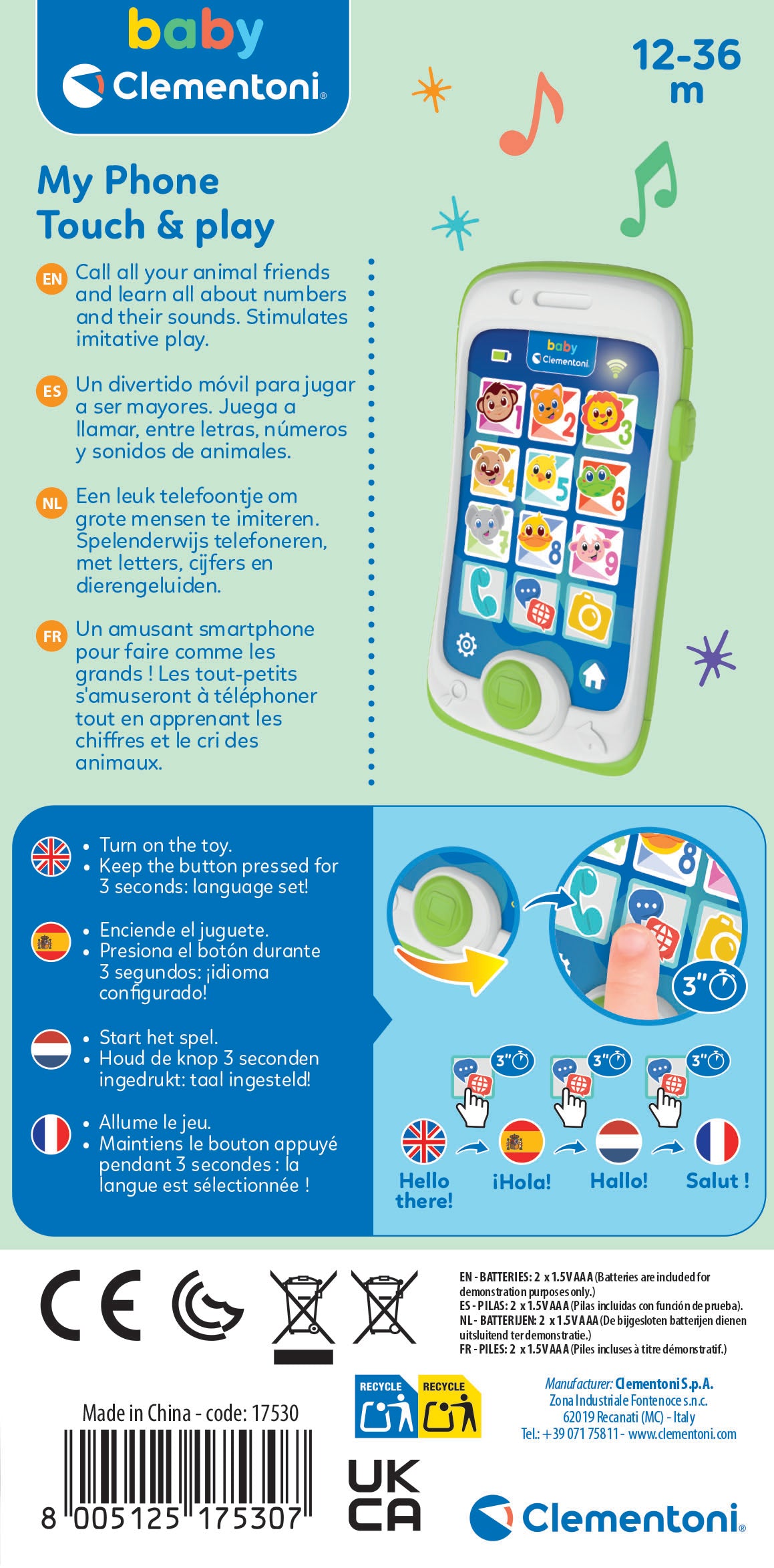 Clementoni My Phone Touch & play