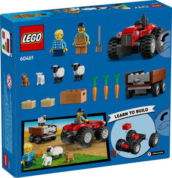 LEGO 60461 Red Farm Tractor with Trailer & Sheep