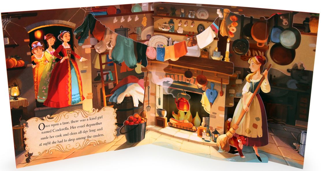 Usborne Pop-Up Fairy Tales Cinderella Book