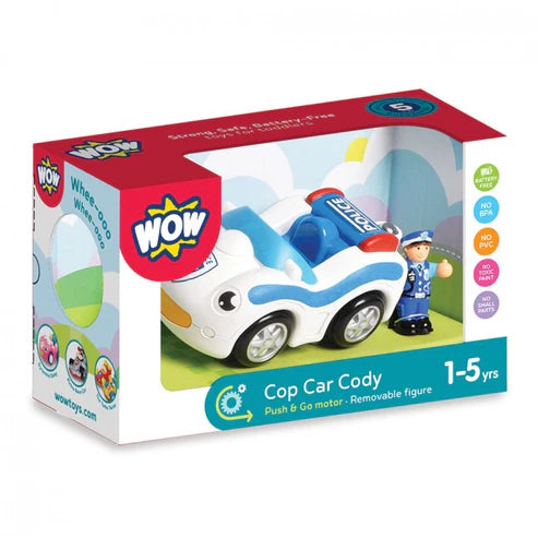 Wow Toys Cop Car Cody Push And Go