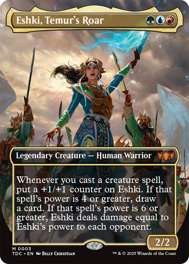 MTG Commander Deck: TDM Tarkir Dragonstorm Temur Roar (Green-Blue-Red)