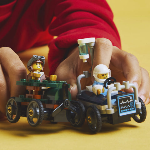 LEGO 60459 Airplane vs. Hospital Bed Race Car Pack