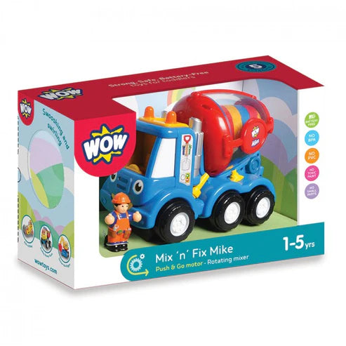 Wow Toys Mix n Fix Mike Push and Go
