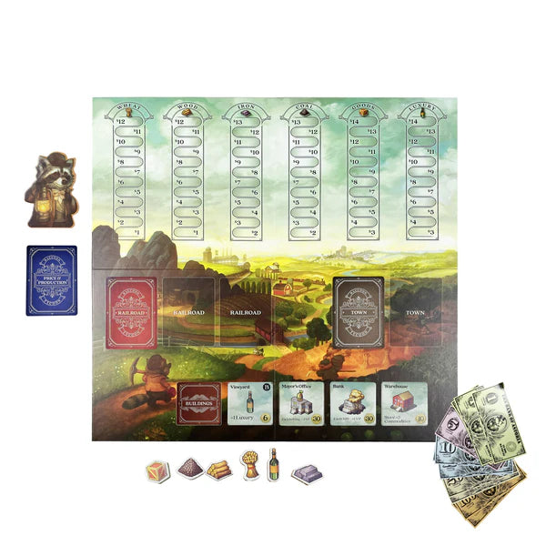 Raccoon Tycoon Boardgame