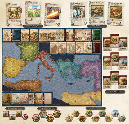 Mosaic - A Story of Civilization Boardgame