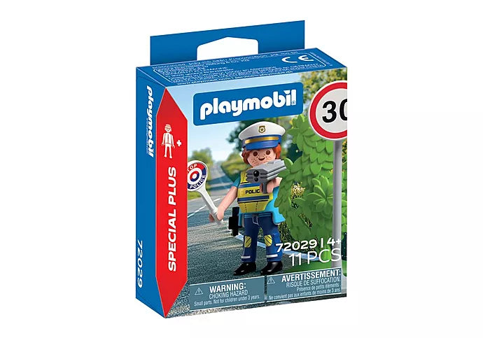 PLAYMOBIL 72029 Police officer with speed detector