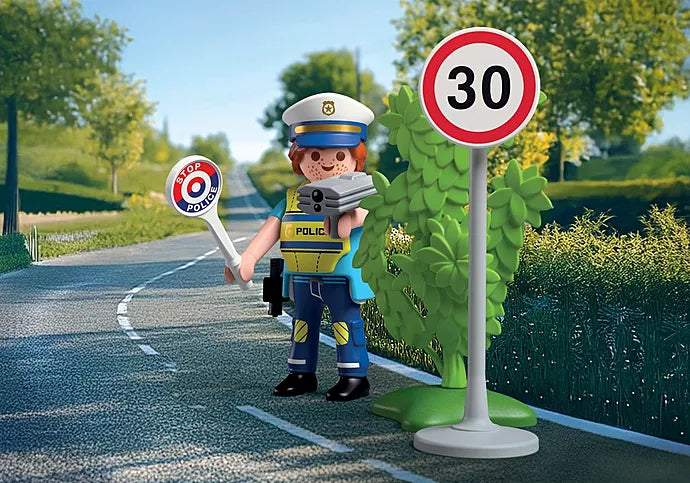PLAYMOBIL 72029 Police officer with speed detector