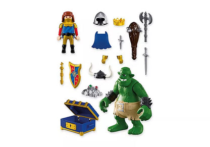 Playmobil 72116 Troll with Lion Knight Treasure