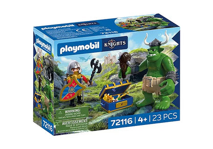 Playmobil 72116 Troll with Lion Knight Treasure