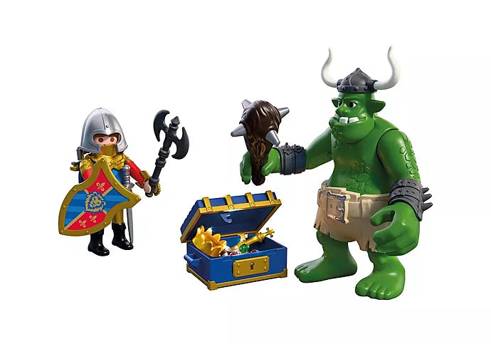 Playmobil 72116 Troll with Lion Knight Treasure