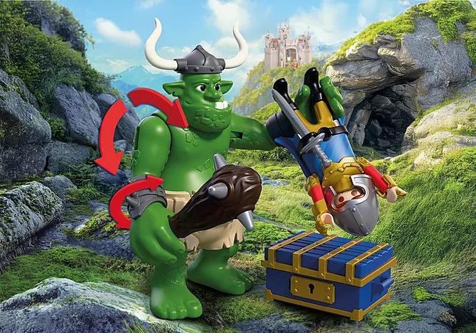 Playmobil 72116 Troll with Lion Knight Treasure