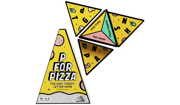 P for Pizza Family Word Game Age 8+