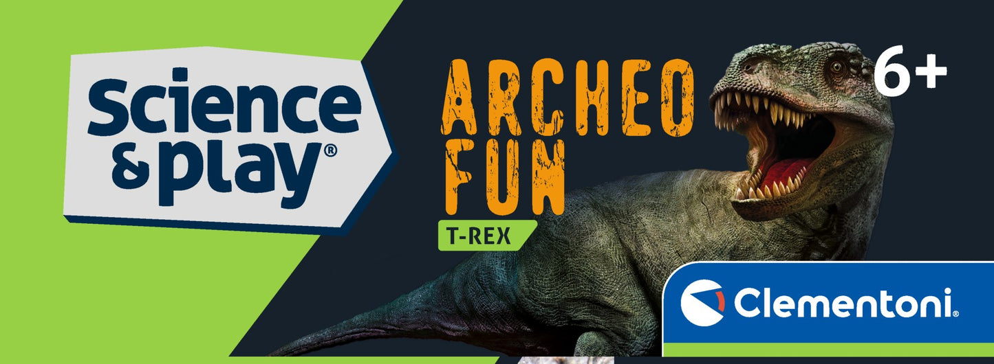 Clementoni Archeo Fun - T Rex Glow in The Dark