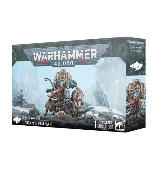 53-28 WH40k SPACE WOLVES: LOGAN GRIMNAR
