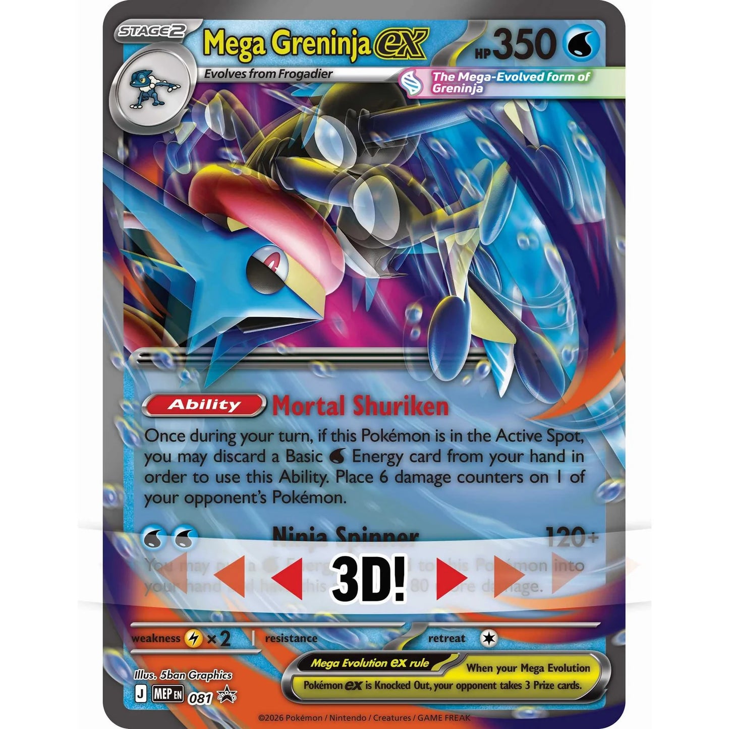Mega Greninja ex Premium Collection