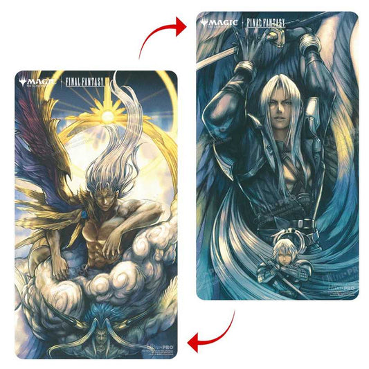 MTG Mat - Final Fantasy Double Sided Playmat - Sephiroth Fabled SOLDIER