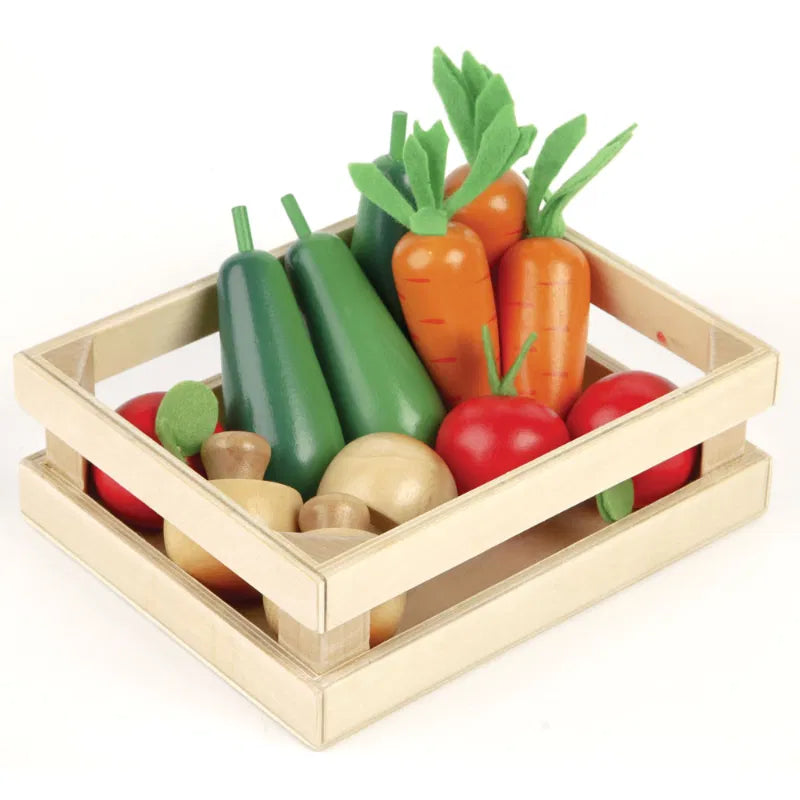 Wooden Winter Vegetables Set
