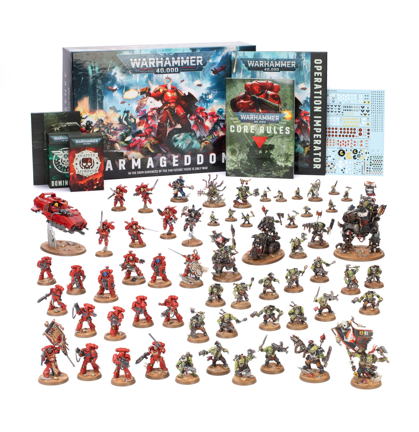 WH40k 11th Edition: 40-01 ARMAGEDDON - Warhammer 40,000 11th Ed.n Launch Box