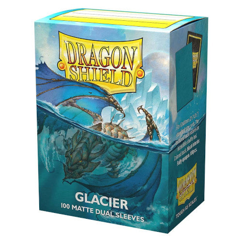 Dragon Shield Standard Size Matte Dual Sleeves 100 Glacier Miniom