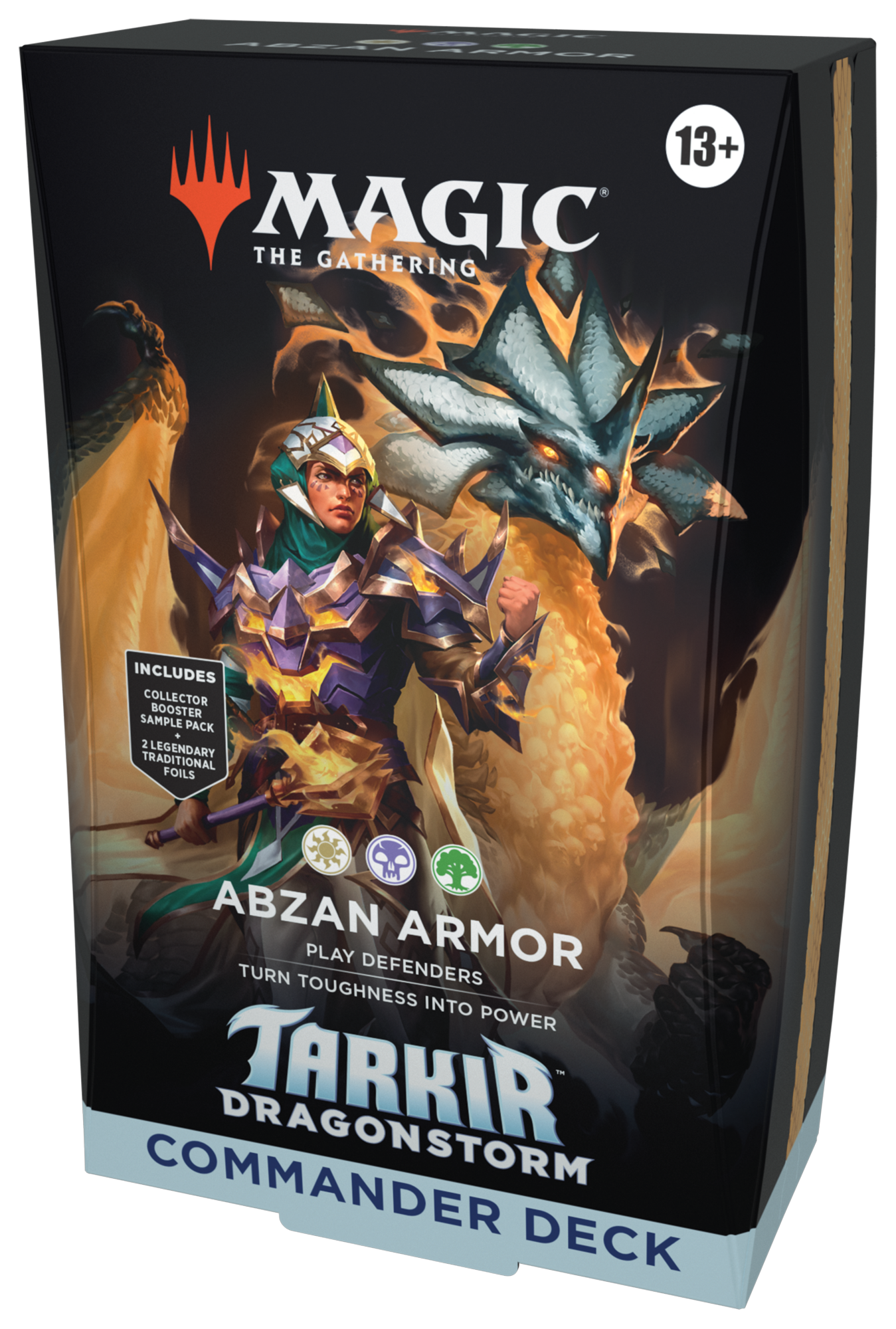 MTG Commander Deck: TDM Tarkir Dragonstorm Abzan Armor (White-Black-Green)