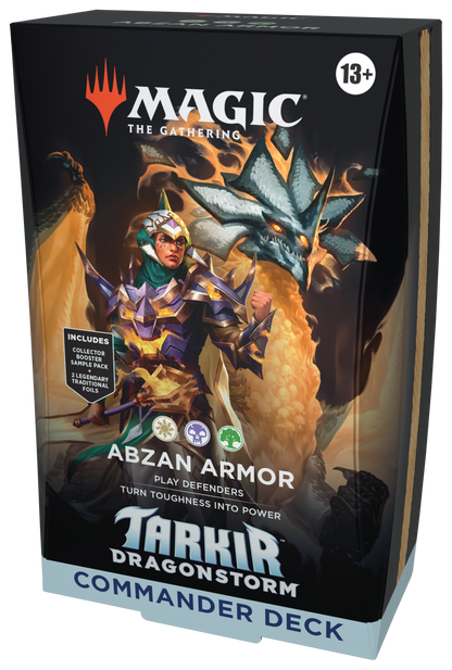 MTG Commander Deck: TDM Tarkir Dragonstorm Abzan Armor (White-Black-Green)