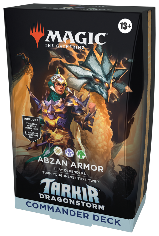 MTG Commander Deck: TDM Tarkir Dragonstorm Abzan Armor (White-Black-Green)