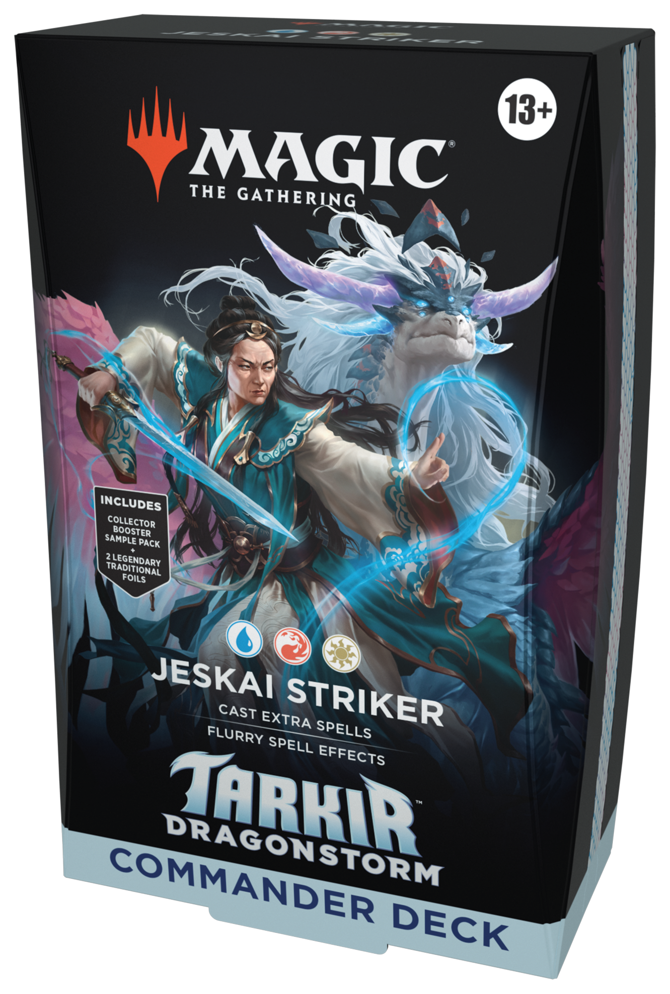 MTG Commander Deck: TDM Tarkir Dragonstorm Jeskai Striker (White-Blue-Red)
