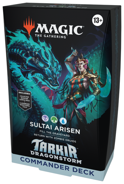 MTG Commander Deck: TDM Tarkir Dragonstorm Sultai Arisen (Black-Green-Blue)