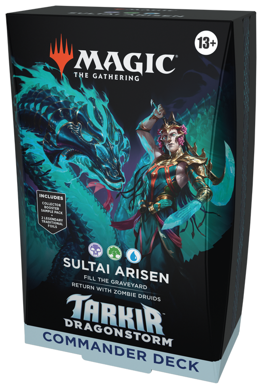 MTG Commander Deck: TDM Tarkir Dragonstorm Sultai Arisen (Black-Green-Blue)