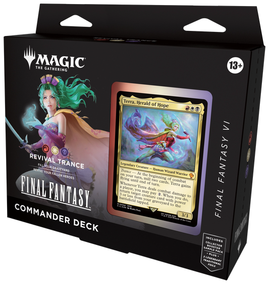 MTG Commander Deck: FIN (basic/matte) - Revival Trance (Terra)