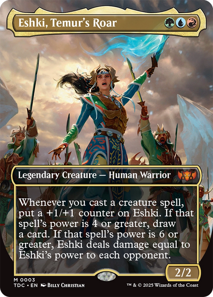MTG Commander Deck: TDM Tarkir Dragonstorm Temur Roar (Green-Blue-Red)