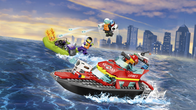 LEGO 60373 City Fire Rescue Boat