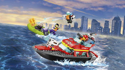 LEGO 60373 City Fire Rescue Boat