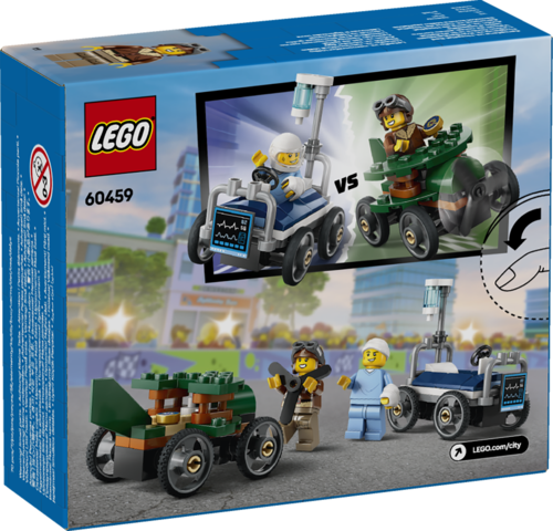 LEGO 60459 Airplane vs. Hospital Bed Race Car Pack