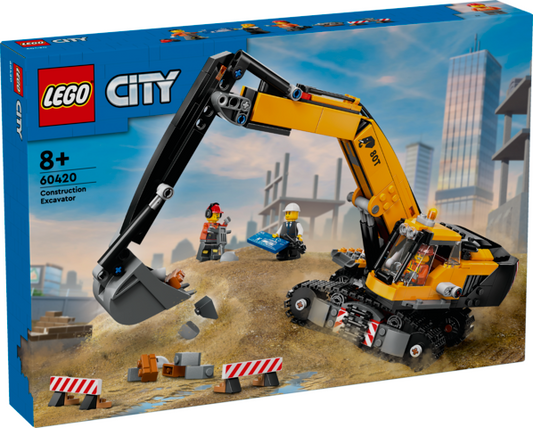 LEGO 60420 City Yellow Excavator