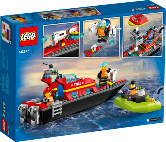 LEGO 60373 City Fire Rescue Boat