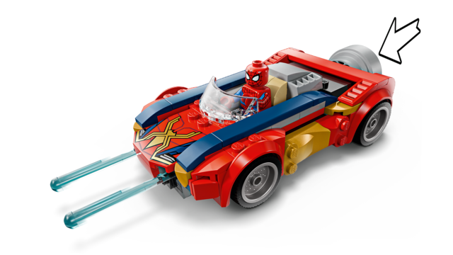 LEGO 76336 Spider-Man Car vs. Venomized Wolverine