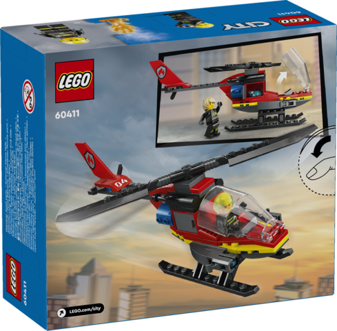 LEGO 60411 Fire Rescue Helicopter