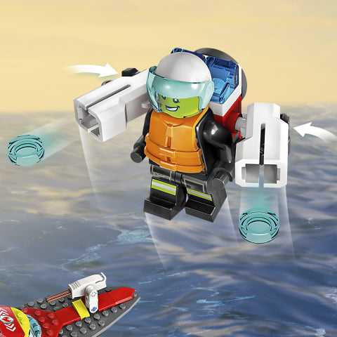 LEGO 60373 City Fire Rescue Boat