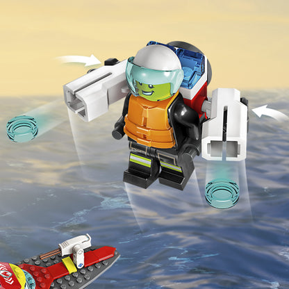LEGO 60373 City Fire Rescue Boat