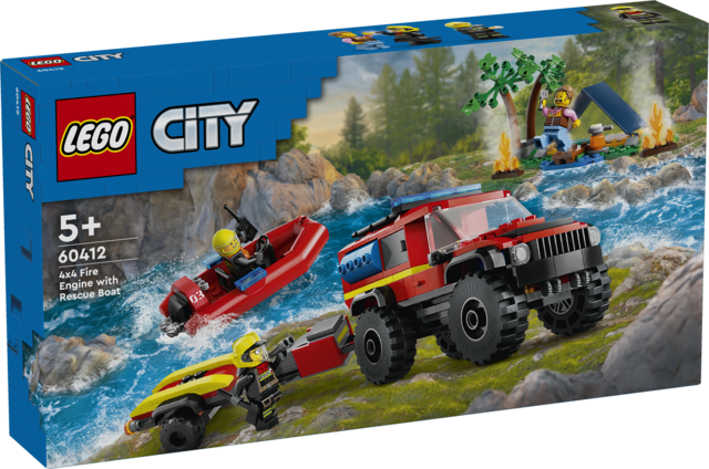 LEGO 60412 City 4x4 Fire Engine Boat