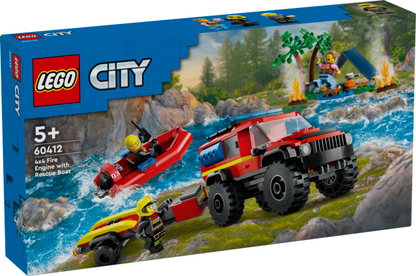 LEGO 60412 City 4x4 Fire Engine Boat