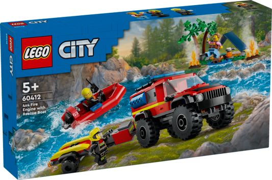 LEGO 60412 City 4x4 Fire Engine Boat