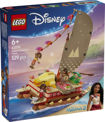 LEGO 43270 Moana's Adventure Canoe