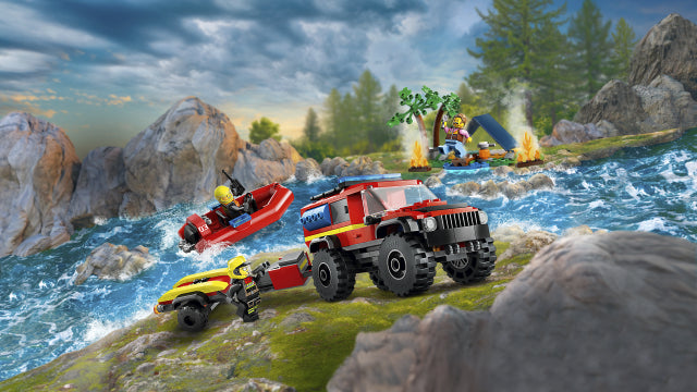 LEGO 60412 City 4x4 Fire Engine Boat