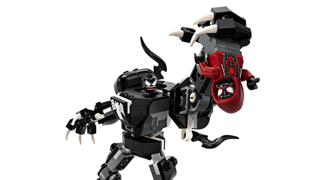 LEGO 76276 Venom Mech Armor vs. Miles Morales
