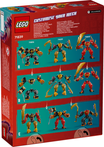 LEGO 71839 Arins Spinjitzu Battle Mech