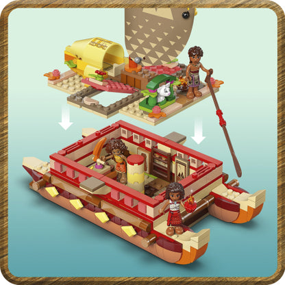 LEGO 43270 Disney Moana's Adventure Canoe