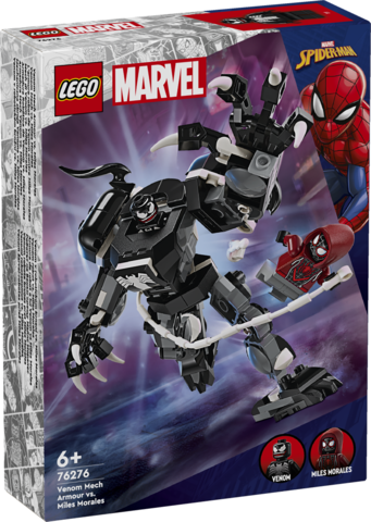 LEGO 76276 Venom Mech Armor vs. Miles Morales