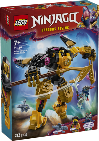 LEGO 71839 Arins Spinjitzu Battle Mech